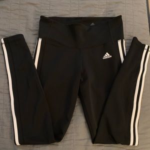 Adidas three stripe legging